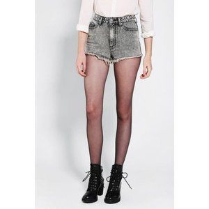 BDG Gray Wash Dree High Rise Denim Shorts Size 29
